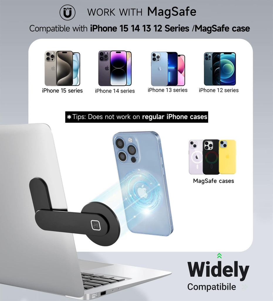 SideEye Pro Phone Mount - Magnetic Laptop Phone Mount – Techlok Solutions